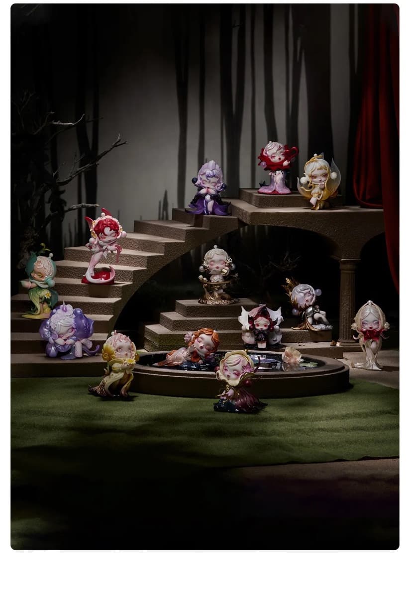 SKULLPANDA Petals in Four Acts Series Figures