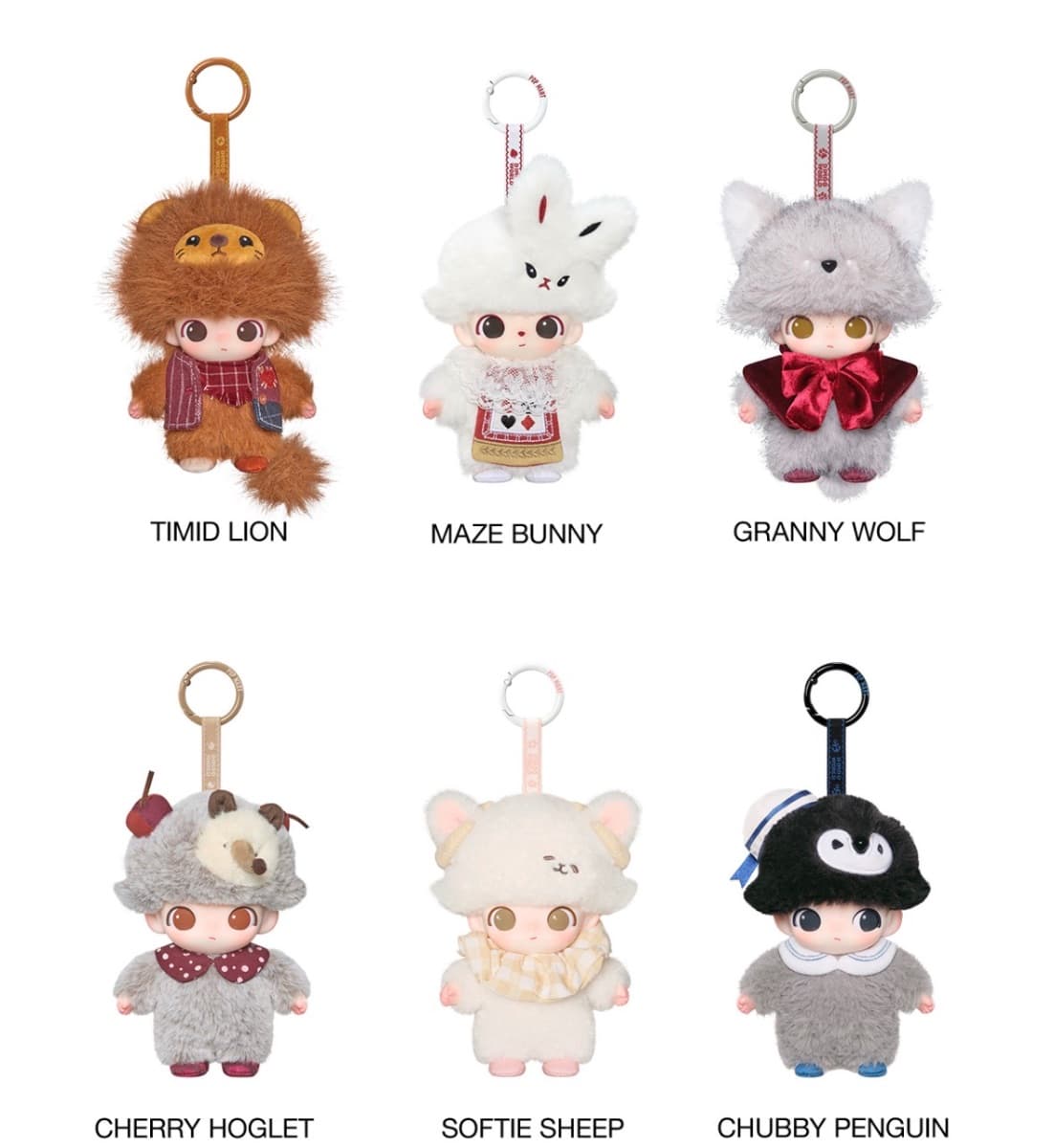 NEW DIMOO The Secret Theatre Club Series-Vinyl Plush Pendant Blind 